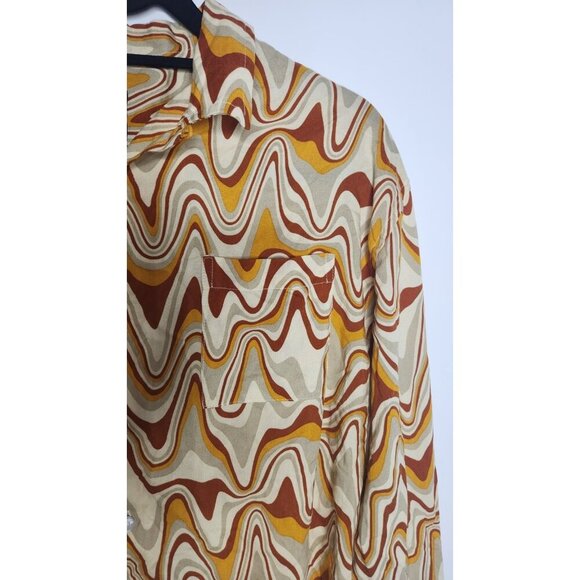 Super Massive Long Sleeve SolWarp ButtondownRegular Shirt Size L - Picture 3 of 6